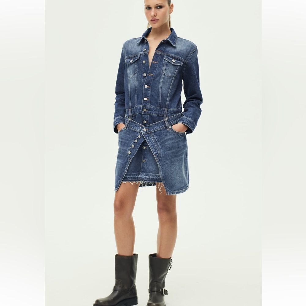 Zara ZW DENIM DRESS